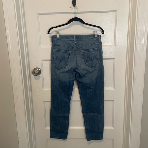 MOTHER Blue Skies Tomorrow Wash Skinny Not Skinny Jeans - Picture 5 of 7